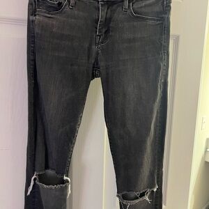 MOTHER Black Denim Jeans